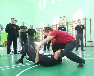 Работа на полу.